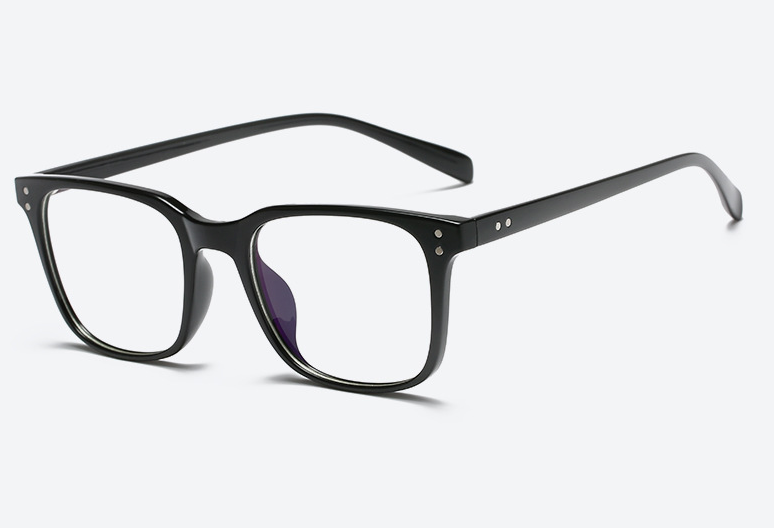 Blue Shield Glasses — Retro TR90 Frame